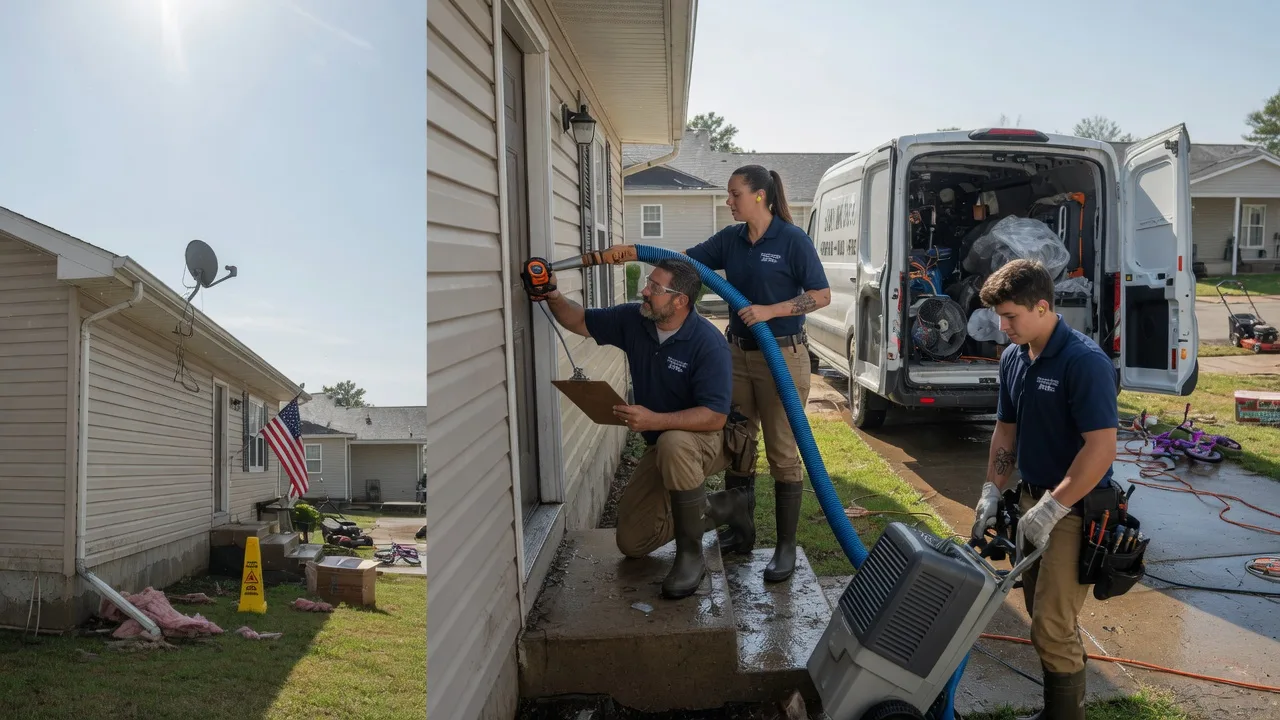 Ceiling Water Damage Restoration in Kinnear, WY near me